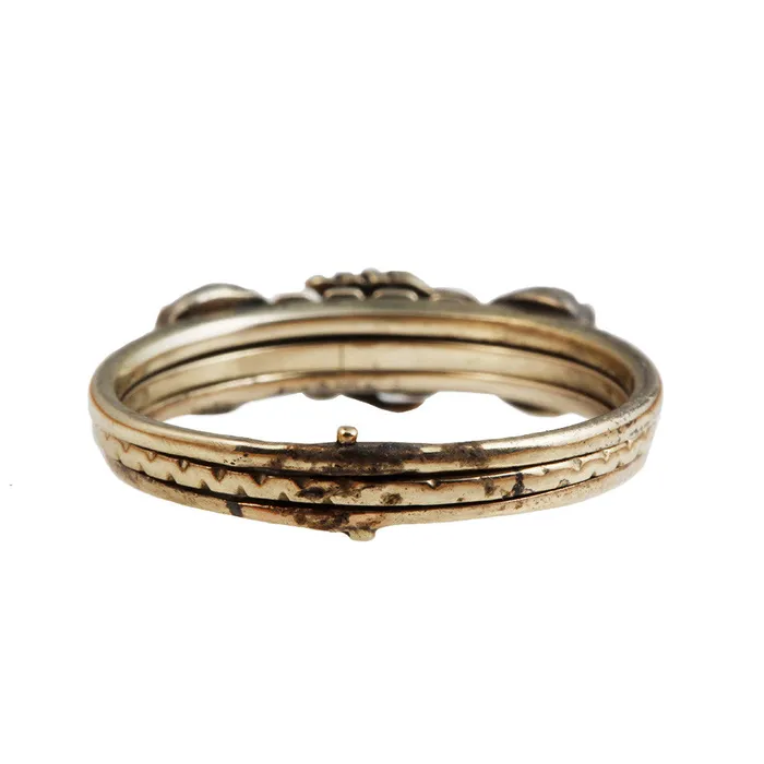 Bell Bird Antiques Rings Early 19th Century Diamond Gimmel Ring