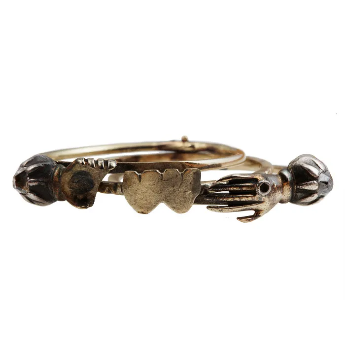 Bell Bird Antiques Rings Early 19th Century Diamond Gimmel Ring