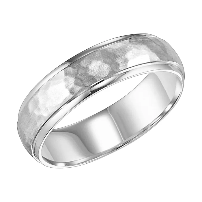 Precious Metal No Stones Wedding Bands Men FREDERICK GOLDMAN Rings