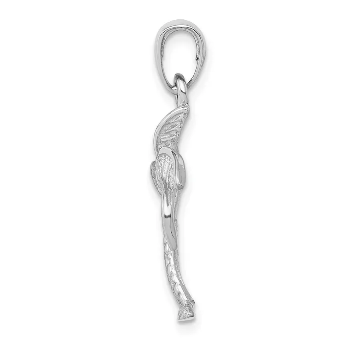 14k White Gold Palm Tree Pendant Goldia Necklaces