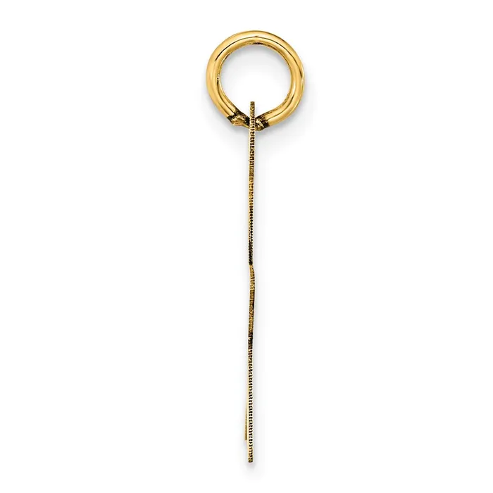 14k Yellow Gold Star Disc Charm Goldia Charm Necklaces