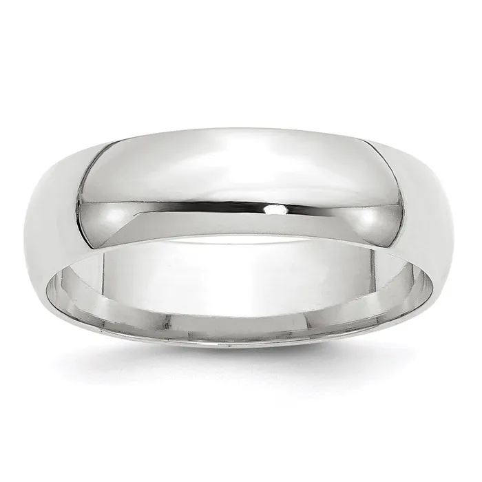 Goldia Rings Solid 10K White Gold 6mm Light Weight Comfort Fit MensWomens Wedding Band Ring Size 115 Goldia Rings Solid 10K White Gold 6mm Light Weight Comfort Fit MensWomens Wedding Band Ring Size 115