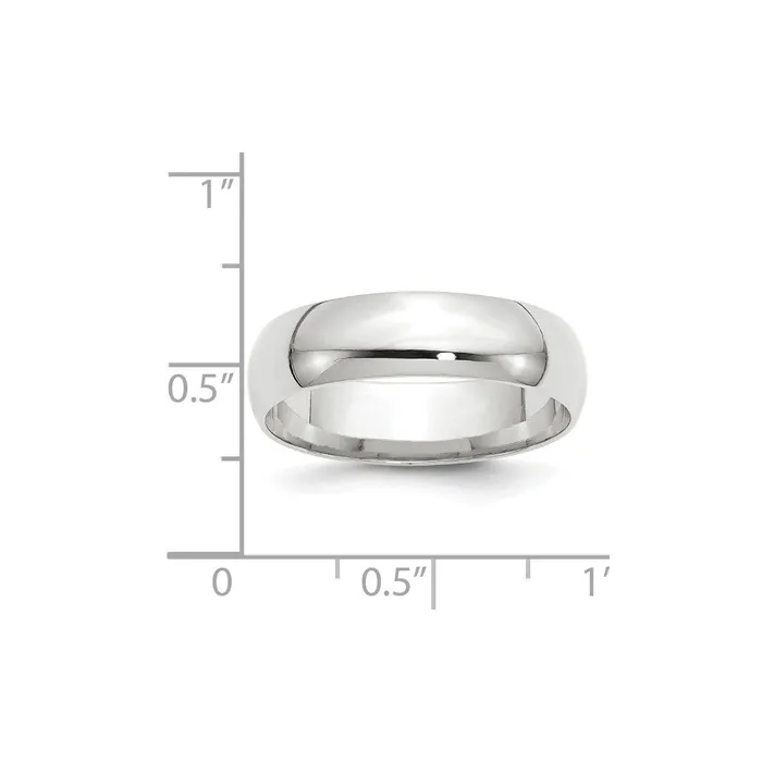 Goldia Rings Solid 10K White Gold 6mm Light Weight Comfort Fit MensWomens Wedding Band Ring Size 115 Goldia Rings Solid 10K White Gold 6mm Light Weight Comfort Fit MensWomens Wedding Band Ring Size 115