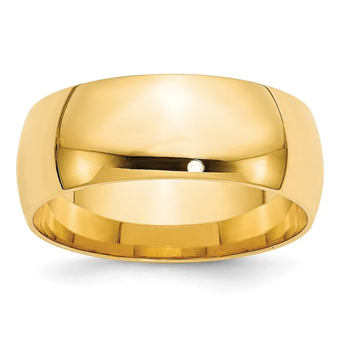 Goldia Rings Solid 10K Yellow Gold 8mm Light Weight Comfort Fit MensWomens Wedding Band Ring Size 85 Goldia Rings Solid 10K Yellow Gold 8mm Light Weight Comfort Fit MensWomens Wedding Band Ring Size 85