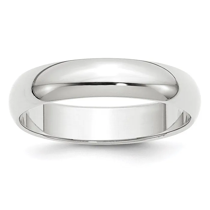 Goldia Rings Solid 14K White Gold 5mm Half Round MensWomens Wedding Band Ring Size 14 Goldia Rings Solid 14K White Gold 5mm Half Round MensWomens Wedding Band Ring Size 14