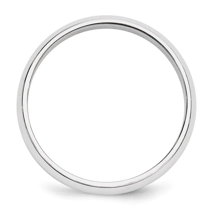 Goldia Rings Solid 14K White Gold 5mm Half Round MensWomens Wedding Band Ring Size 14 Goldia Rings Solid 14K White Gold 5mm Half Round MensWomens Wedding Band Ring Size 14