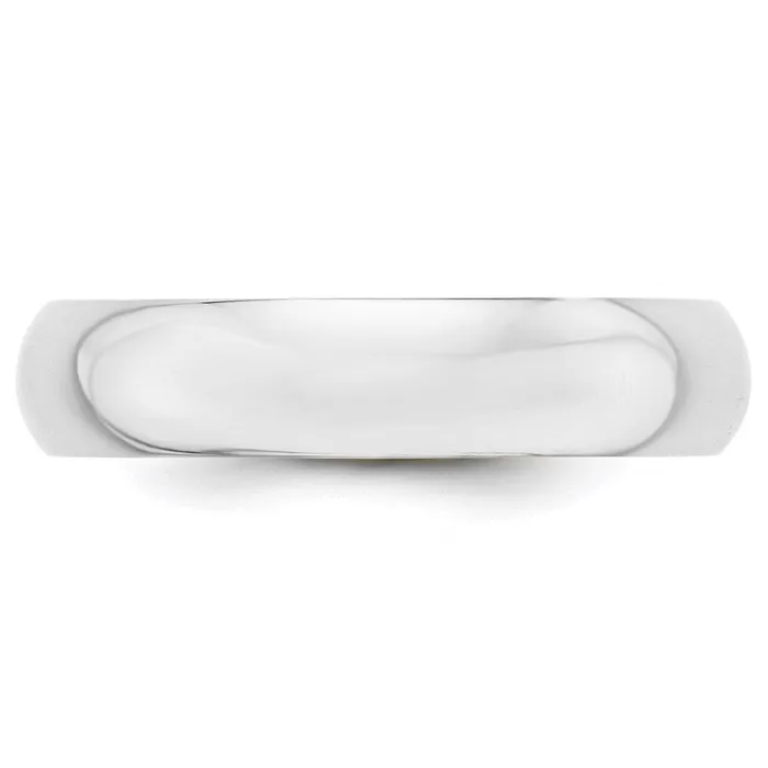 Goldia Rings Solid 14K White Gold 5mm Half Round MensWomens Wedding Band Ring Size 14 Goldia Rings Solid 14K White Gold 5mm Half Round MensWomens Wedding Band Ring Size 14