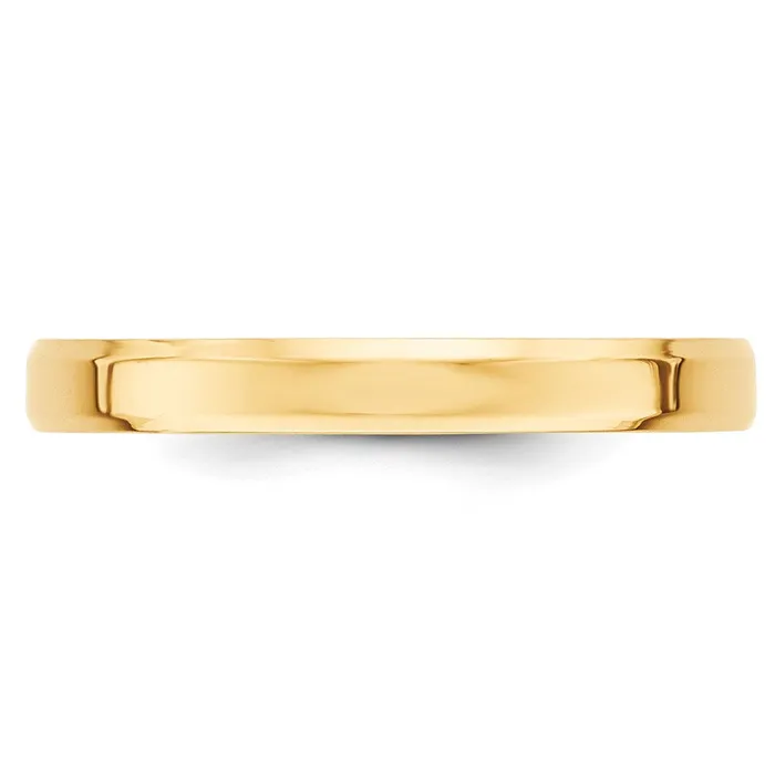 Goldia Rings Solid 14K Yellow Gold 3mm Bevel Edge Comfort Fit MensWomens Wedding Band Ring Size 11 Goldia Rings Solid 14K Yellow Gold 3mm Bevel Edge Comfort Fit MensWomens Wedding Band Ring Size 11