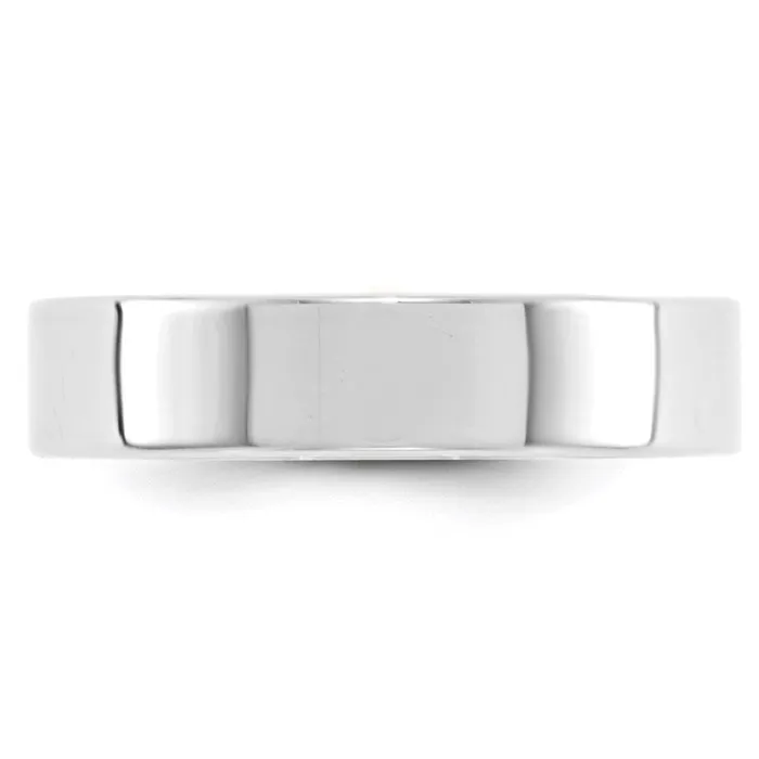 Goldia Solid 10K White Gold 5mm Light Weight Flat MensWomens Wedding Band Ring Size 65 Rings Goldia Solid 10K White Gold 5mm Light Weight Flat MensWomens Wedding Band Ring Size 65 Rings