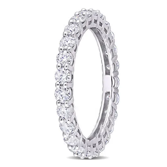 JMS always Rings Original Amour 10k White Gold 1 35 CT TGW Created White Moissanite Eternity Ring JMS always Rings Original Amour 10k White Gold 1 35 CT TGW Created White Moissanite Eternity Ring