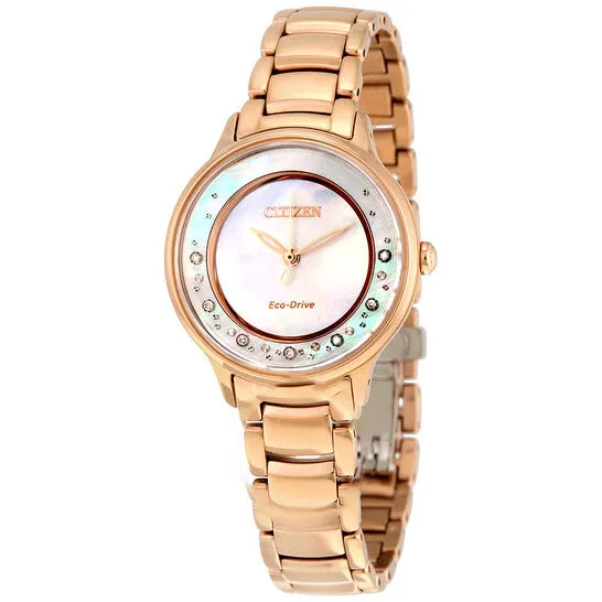 JMS always Watches Original Citizen Circle of Time EcoDrive Mother of Pearl Dial Ladies Watch EM038286D JMS always Watches Original Citizen Circle of Time EcoDrive Mother of Pearl Dial Ladies Watch EM038286D