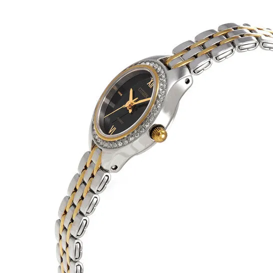 JMS always Watches Original Citizen Quartz Crystal Black Dial Ladies Watch EJ614456E JMS always Watches Original Citizen Quartz Crystal Black Dial Ladies Watch EJ614456E