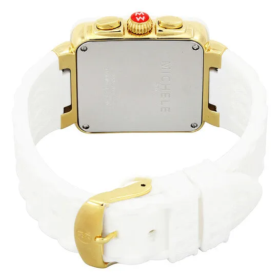 JMS always Watches Original Michele Park Jelly Bean White Dial Ladies Watch MWW06L000013