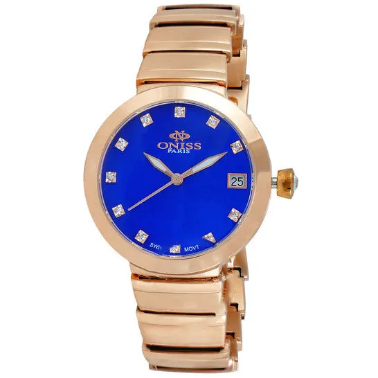 JMS always Watches Original Oniss ON5559SS Quartz Blue Dial Ladies Watch ON5559SSRGBU JMS always Watches Original Oniss ON5559SS Quartz Blue Dial Ladies Watch ON5559SSRGBU