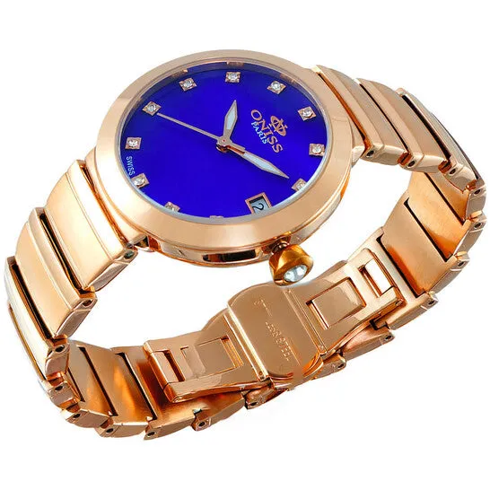 JMS always Watches Original Oniss ON5559SS Quartz Blue Dial Ladies Watch ON5559SSRGBU JMS always Watches Original Oniss ON5559SS Quartz Blue Dial Ladies Watch ON5559SSRGBU