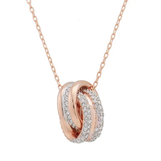 Necklaces JMS always Original Swarovski Further Pendant in Rose Gold Necklaces JMS always Original Swarovski Further Pendant in Rose Gold