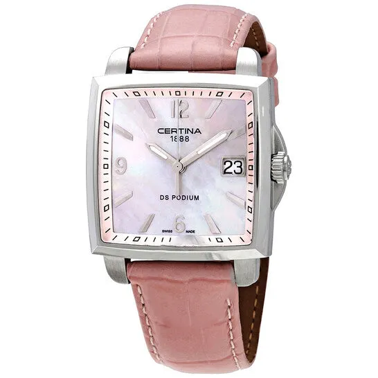 Original Certina DS Podium Square Quartz Ladies Watch C0013101615700 JMS always Watches Original Certina DS Podium Square Quartz Ladies Watch C0013101615700 JMS always Watches