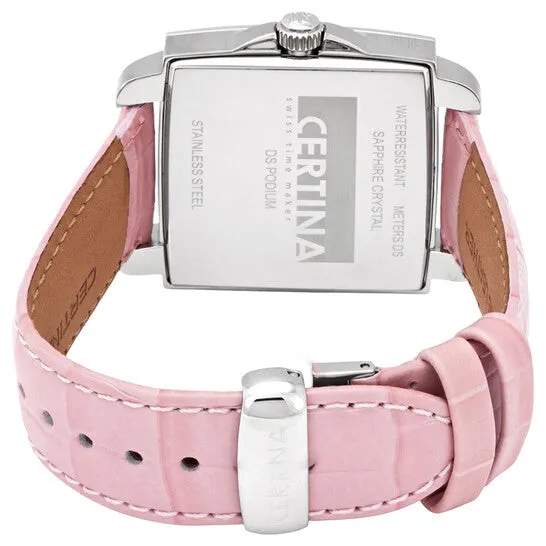 Original Certina DS Podium Square Quartz Ladies Watch C0013101615700 JMS always Watches Original Certina DS Podium Square Quartz Ladies Watch C0013101615700 JMS always Watches