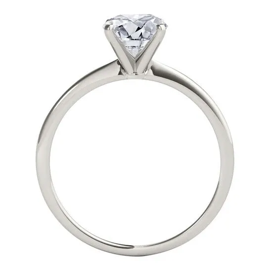 Original Maulijewels Ladies 14k White Gold 1 CT Round Cut White Diamond Solitaire JMS always Rings Original Maulijewels Ladies 14k White Gold 1 CT Round Cut White Diamond Solitaire JMS always Rings