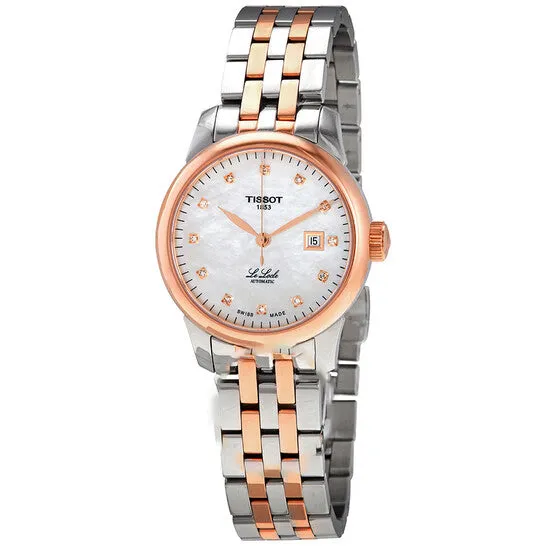 Original Tissot Le Locle Automatic Diamond Ladies Watch T0062072211600 JMS always Watches