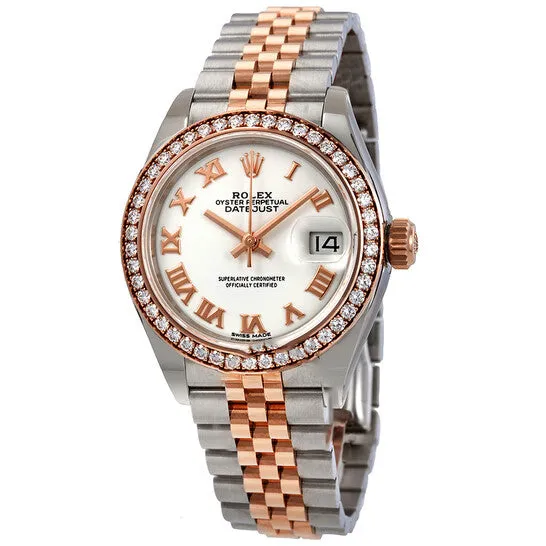 PreStyled Sets Original Rolex Lady Datejust White Dial Automatic Ladies Steel and 18K Everose Gold Jubilee Watch 279381WRJ JMS always PreStyled Sets Original Rolex Lady Datejust White Dial Automatic Ladies Steel and 18K Everose Gold Jubilee Watch 279381WRJ JMS always
