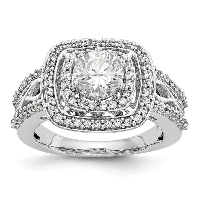 Rings 14K White Gold Simulated Diamond Double Cushion HaloEngagement Ring Goldiacom Rings 14K White Gold Simulated Diamond Double Cushion HaloEngagement Ring Goldiacom