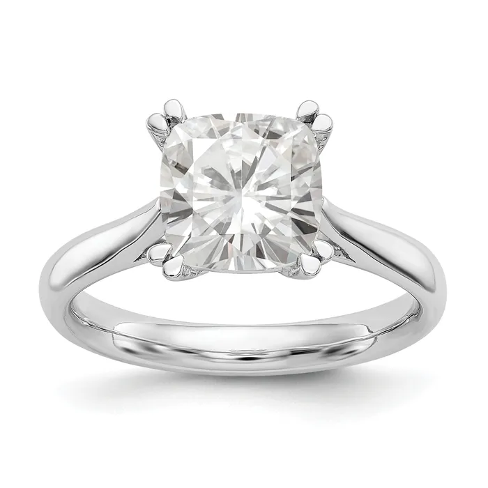 Rings Goldia 175ct CZ Solid Real 14k White Gold Square Solitaire Engagement Ring Rings Goldia 175ct CZ Solid Real 14k White Gold Square Solitaire Engagement Ring
