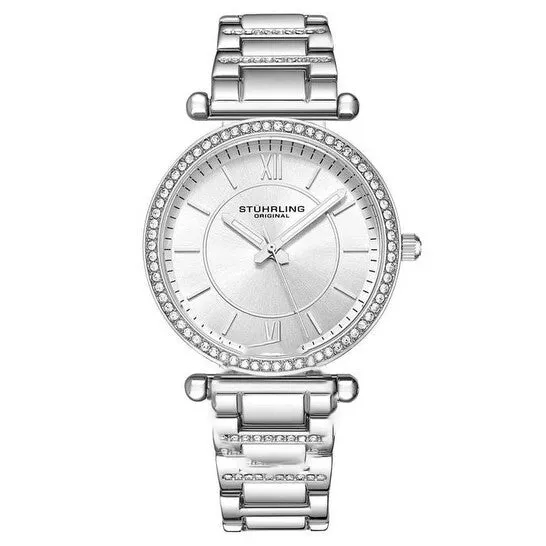 Rings JMS always Original Stuhrling Original Symphony Silvertone Dial Ladies Watch M15610 Rings JMS always Original Stuhrling Original Symphony Silvertone Dial Ladies Watch M15610