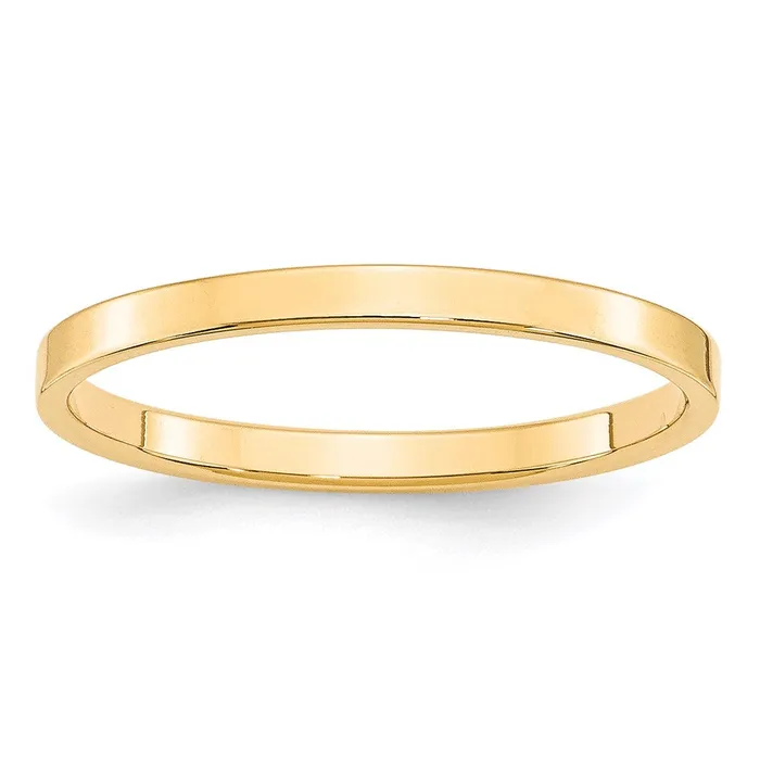 Rings Solid 18K Yellow Gold 2mm Light Weight Flat MensWomens Wedding Band Ring Size 9 Goldia Rings Solid 18K Yellow Gold 2mm Light Weight Flat MensWomens Wedding Band Ring Size 9 Goldia