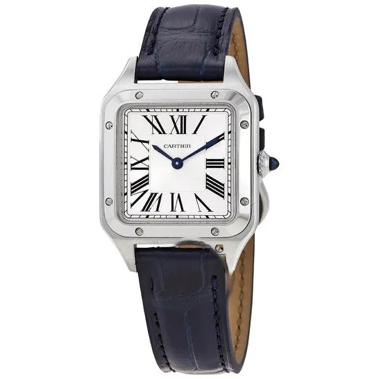 Watches JMS always Original Cartier SantosDumont Small Model Quartz Silver Dial Ladies Watch WSSA0023 Watches JMS always Original Cartier SantosDumont Small Model Quartz Silver Dial Ladies Watch WSSA0023
