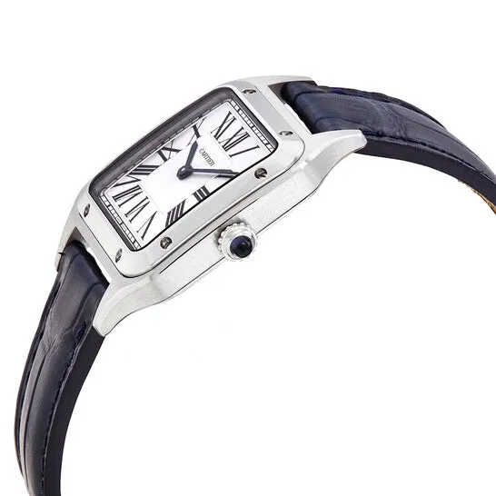Watches JMS always Original Cartier SantosDumont Small Model Quartz Silver Dial Ladies Watch WSSA0023 Watches JMS always Original Cartier SantosDumont Small Model Quartz Silver Dial Ladies Watch WSSA0023