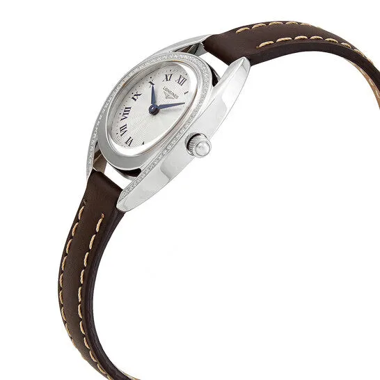 Watches JMS always Original Longines Equestrian Quartz Diamond Silver Guilloche Dial Ladies Watch L61350712 Watches JMS always Original Longines Equestrian Quartz Diamond Silver Guilloche Dial Ladies Watch L61350712