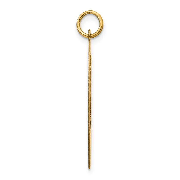 Charm Necklaces 14k Yellow Gold 2piece Mizpah Charm TreasureFineJewelers