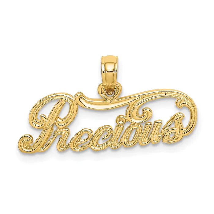 Charm Necklaces TreasureFineJewelers 14K PRECIOUS Charm