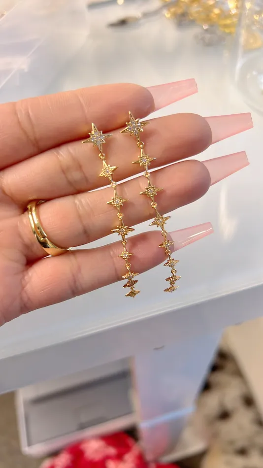 MP Jewelry Earrings Star Strip Earrings