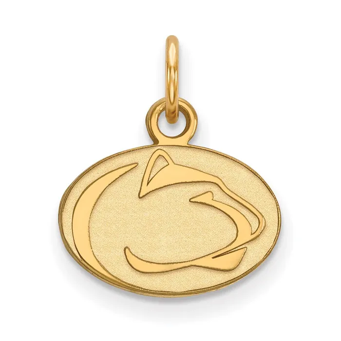 Necklaces Sterling Silver Goldplated Penn State University Lion Extra Small Pendant TreasureFineJewelers Necklaces Sterling Silver Goldplated Penn State University Lion Extra Small Pendant TreasureFineJewelers