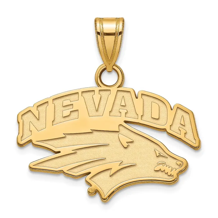 Necklaces Sterling Silver Goldplated University of NevadaReno Small Pendant TreasureFineJewelers Necklaces Sterling Silver Goldplated University of NevadaReno Small Pendant TreasureFineJewelers