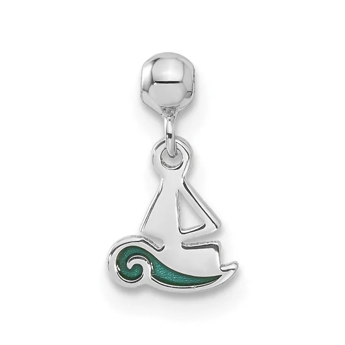 Rings Sterling Silver Mio Memento Enamel Dangle Boat Charm TreasureFineJewelers