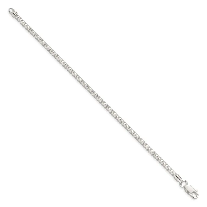 Rings TreasureFineJewelers Sterling Silver 34mm DC Square Franco Chain