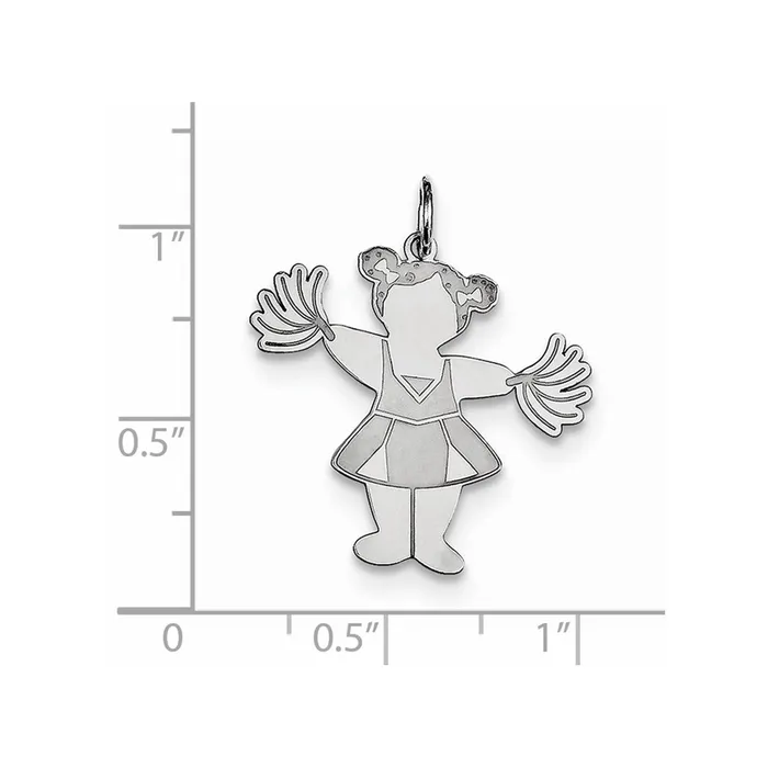 Sterling Silver Rhodiumplated Pom Pom Cuddle Charm TreasureFineJewelers Rings