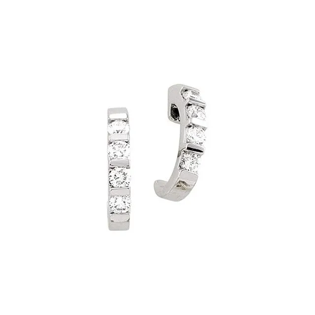 TreasureFineJewelers Earrings Bar Set JHoop Earrings