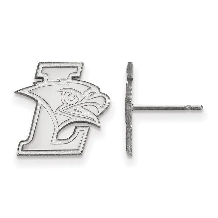 TreasureFineJewelers Earrings Sterling Silver Rhodiumplated Lehigh University Small Post Earrings