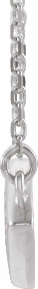 TreasureFineJewelers Necklaces Sterling Silver Evil Eye 18 Necklace