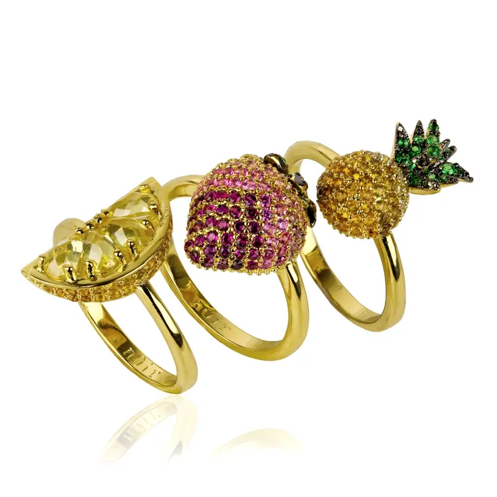 TROPICAL RING SET vendorunknown Rings