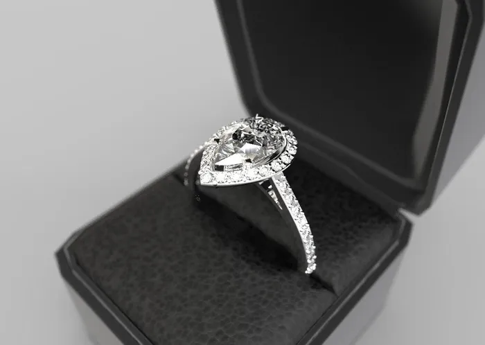 FL LLC Gold Moissanite Ring Moissanite Engagement Ring White Gold Genuine Moissanite Engagement Ring Pear Cut Moissanite Ring Rings FL LLC Gold Moissanite Ring Moissanite Engagement Ring White Gold Genuine Moissanite Engagement Ring Pear Cut Moissanite Ring Rings