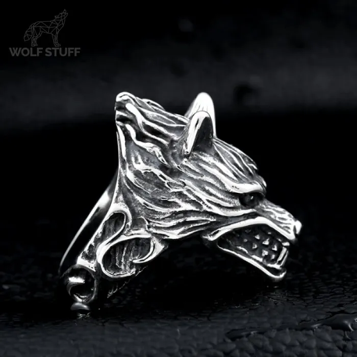 Mens Wolf Ring Jewelry Wolf Stuff Rings