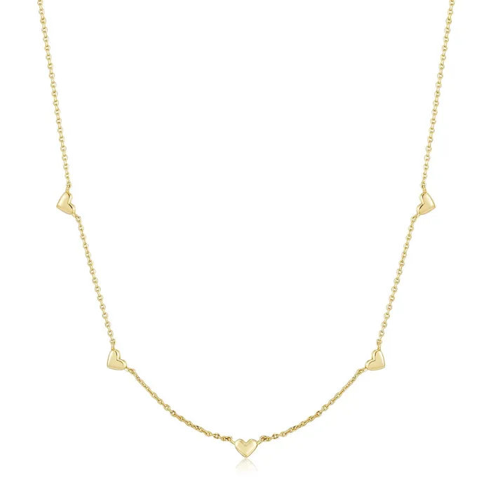 Necklaces Multi Micro Heart Necklace Eklexic