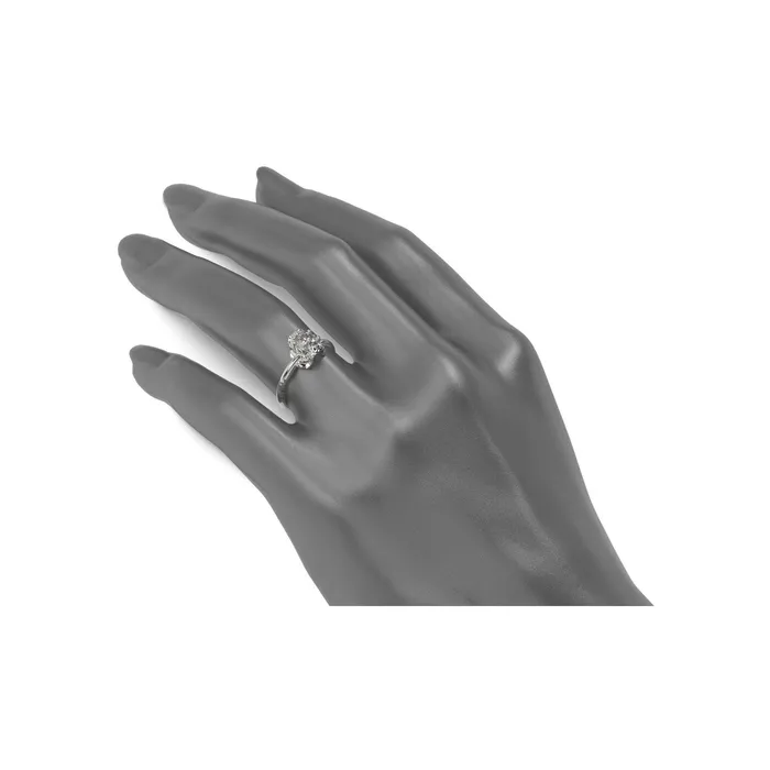 Rings MyUniqueRing Shark Engagement Ring White Gold Great White