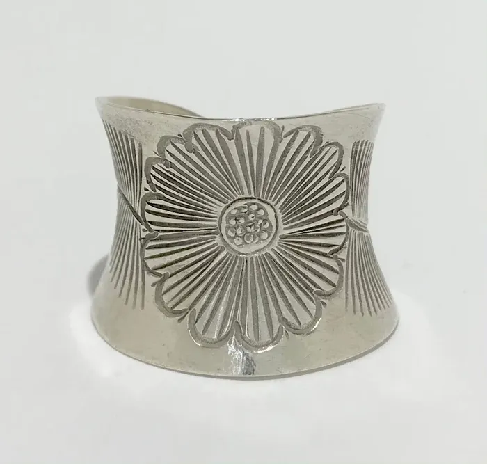 Thai Hill Tribe Silver Floral Ring Four Peaks Mining Co Rings