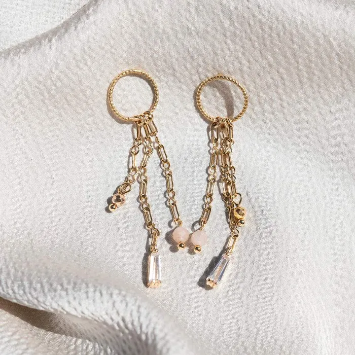 WellDunn Earrings Charlie Gold Earrings